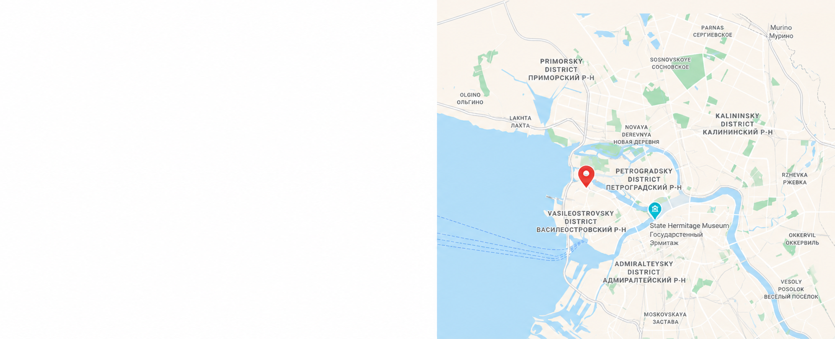 Карта — 3-я линия В.О., д. 62, Санкт-Петербург